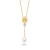 FJF JEWELLERY Necklace - Icon Pearl Ypsilon - FJF0010029YWH