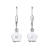 Schneider Basic Earrings - Silber - Blume hängend Weiß - SK06
