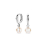 FJF JEWELLERY Creoles - Creole Classic Hoop Pearl - FJF0030043SRH
