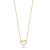 FJF JEWELLERY Necklace - Classic Heart Pavé - FJF0010047YWH