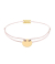 Momentoss Filo Bracelet - Textil - Hellrosa  - Gold - 21200017