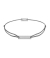 Momentoss Filo Bracelet - Textil - Dunkelgrau - Silber - Eckig - 21200039