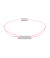 Momentoss Filo Bracelet - Textil - Rosa, Hell - Silber - Eckig - 21200049