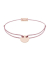 Momentoss Filo Bracelet - Textil - Rotbraun - Roségold - 21200071