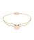 Momentoss Filo Bracelet - Textil - Beige - Roségold - 21200073