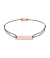 Momentoss Filo Bracelet - Textil - Lila Grau - Rosé - Eckig - 21200168