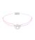 Momentoss Filo Bracelet - Textil - Babyrosa - rhodiniert - Engel - 21200629