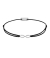 Momentoss Filo Bracelet - Textil - Schwarz - Silber - Infinity - 21201721
