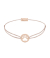 Momentoss Filo Bracelet - Textil - Beige - Pfote rosevergoldet - 21202798