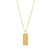 Momentoss Filo Necklace - Gravurplatte rechteck - 21700057