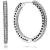 Pandora Creoles - Funkeln & Herzen - 296319CZ