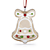 Swarovski crystal figurine - Holiday Cheers Lebkuchen Glocke Ornament - 5681580