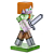 Swarovski crystal figurine - Minecraft Alex - 5701271