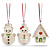 Swarovski crystal figurine - Holiday Cheers Lebkuchen Ornament Set - 5701511