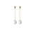 Jeberg Studs - Baroque Pearl - 5960+5919-short