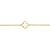 Maja Emulto Bracelet - White Clover - EL0004.BR.YG.W