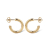 Jeberg Earrings - Powerful hoops-gold - 51790