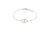 Stardiamant Bracelet - Brillant Weißgold 585 - Gelbgold 585 - D2647/G
