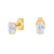 Maja Emulto Studs - Aurora - EL00326.ER.YGLG
