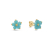 Maja Emulto Studs - Aventuria Bloom - EL00397.ER.YGGA.YG