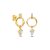 FJF JEWELLERY Earrings - Classic Kite - FJF0030039YWH