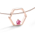 FJF JEWELLERY Necklace - Pentagon Pink - FJF0010003RPI