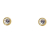 Schneider Basic Studs - Gold – Kegel mit Zirkon klein – ZS15
