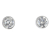 Schneider Basic Studs - Weißgold – Zylinder mit Zirkon groß - ZS14