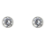 Schneider Basic Studs - Weißgold – Kegel mit Zirkon groß – ZS20
