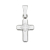 Schneider Basic Pendant - Kreuz – Weißgold - K32