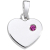 Schneider Basic Pendant - Silber - Herz Rosa - SK33