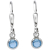 Schneider Basic Earrings - Silber - Zirkonia Blau - SK02
