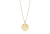 SIF Jakobs Necklace - ZODIACO WIDDER - SJ-P1053-CZ(YG)/45