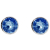 Schneider Basic Studs - Silber – Monatsstein März - SMO08
