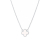 Maja Emulto Necklace - White Clover - EL0003.NE.RH.W