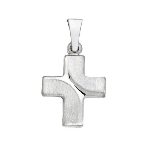 Schneider Basic Pendant -  Kreuz – Weißgold – K22