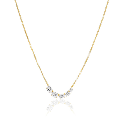SIF Jakobs Necklace - Ellisse Cinque - SJ-N2332-CZ-YG	