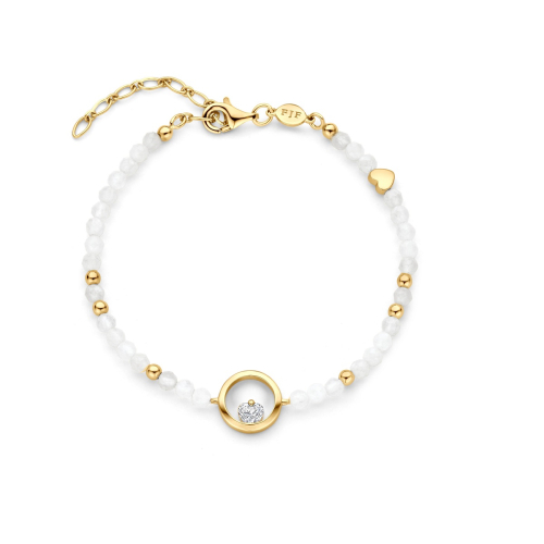 FJF JEWELLERY Bracelet - Icon Heart Stone Edition - FJF0050028YRB