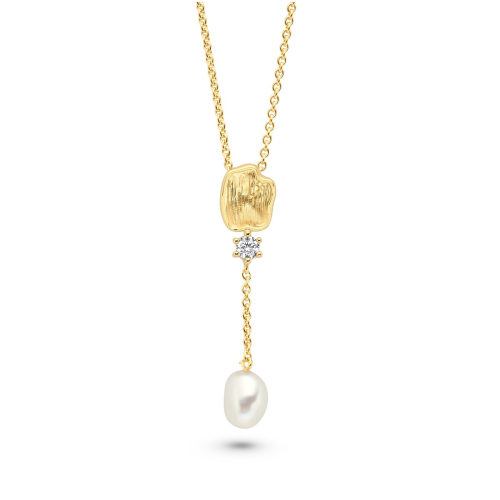 FJF JEWELLERY Necklace - Bella Pearl - FJF0010032YWH