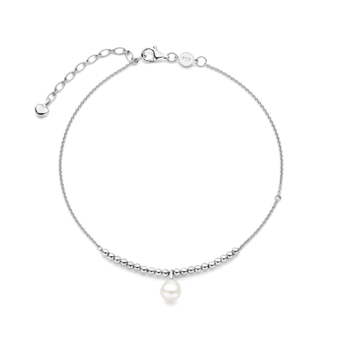 FJF JEWELLERY Anklet - Icon Pearl 20 Ball Footchain - FJF0070004SRH