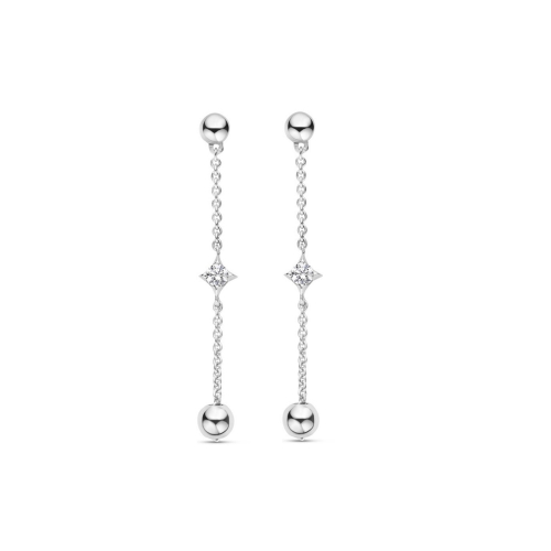 FJF JEWELLERY Earrings - Pendel Bella Stars and Balls - FJF0030033SWH