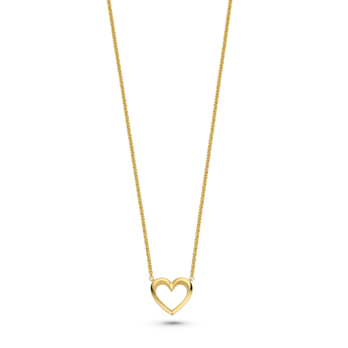 FJF JEWELLERY Necklace - Classic Heart - FJF0010048SYG