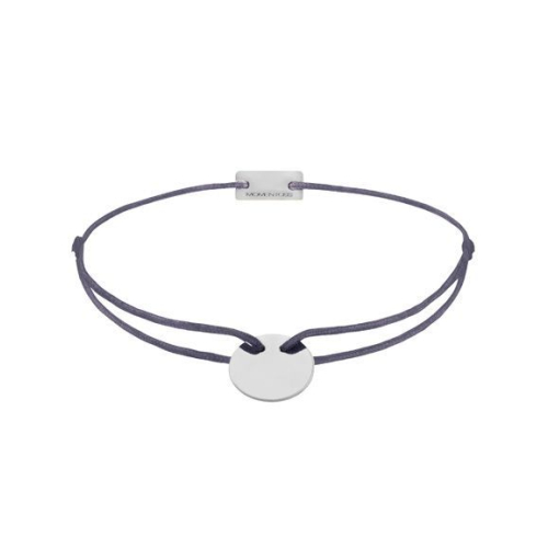 Momentoss Filo Bracelet - Textil - Lila Grau - Silber - 21200005