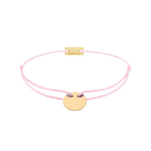 Momentoss Filo Bracelet - Textil - Rosa, Hell - Gold - 21200024