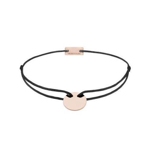 Momentoss Filo Bracelet - Textil - Schwarz - Rosé - 21200028