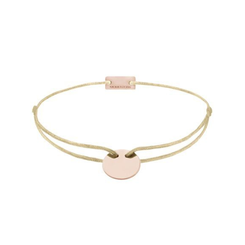 Momentoss Filo Bracelet - Textil - Beige - Rosé - 21200029