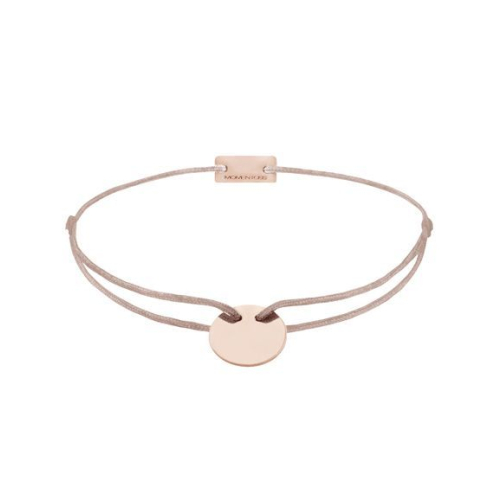 Momentoss Filo Bracelet - Textil - Beige - Rosé - 21200033