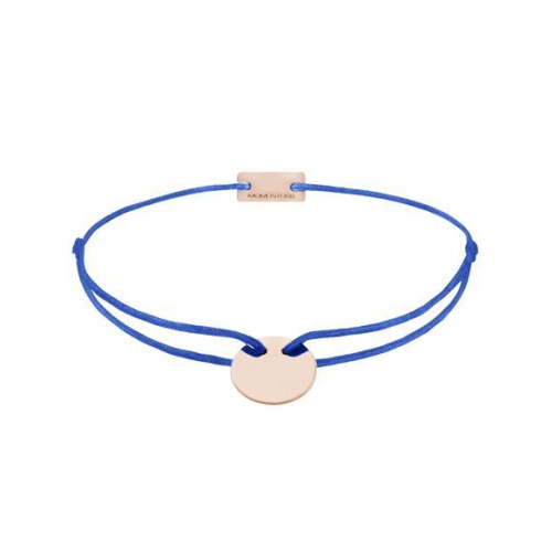 Momentoss Filo Bracelet - Textil - Dunkelblau - Rosé - 21200034