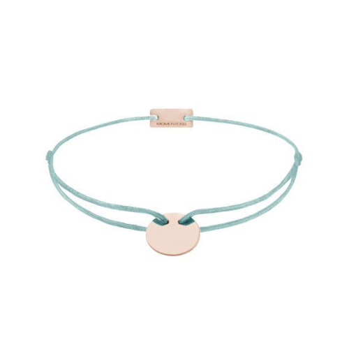 Momentoss Filo Bracelet - Textil - Hellblau - Rosé - 21200035