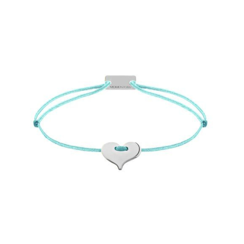 Momentoss Filo Bracelet - Textil - Blau - rhodiniert - Herz - 21201001